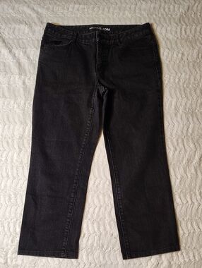 Michael Kors Women’s Black Straight-Leg Jeans